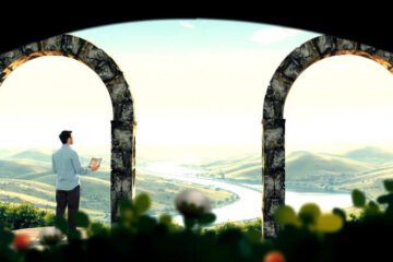 Paisaje sereno invita a la contemplación