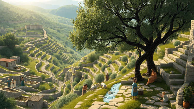 Paz ancestral en un valle fértil
