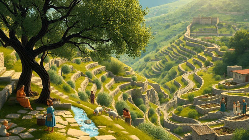 Paz ancestral en un valle fértil