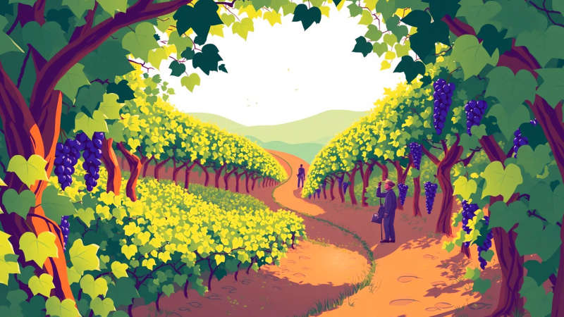 Viñedo armonioso