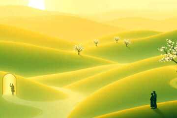 Paz serena y armonía natural