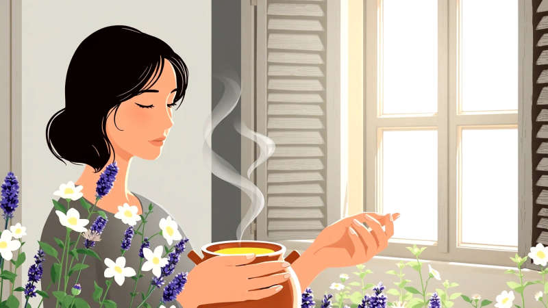 Paz y serenidad en un jardín interior