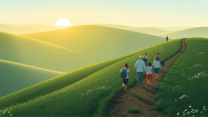 Un viaje sereno de conexión y esperanza