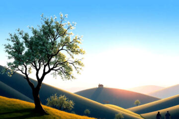 Paz y esperanza en un paisaje sereno