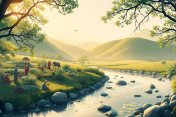 Paz y armonía en un paisaje sereno