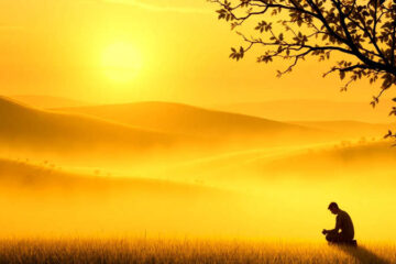 Paz serena en un paisaje vasto